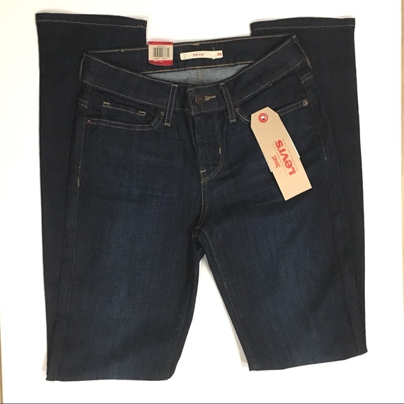 Levi's Denim - Levi’s 712 Slim Dark Wash Indigo size 26